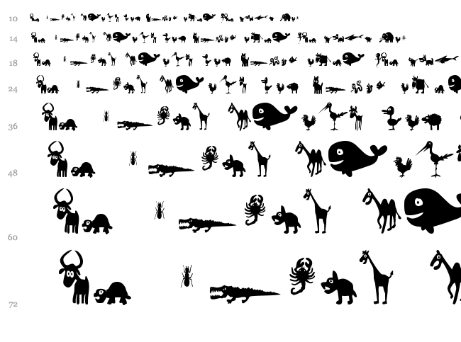 FE Win Pets 2 font waterfall
